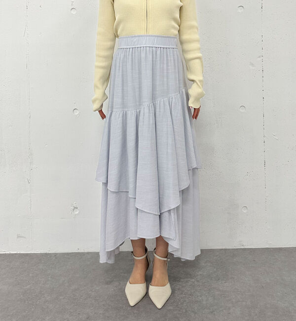 archives「段ティアードイレヘムスカート」|スカート|