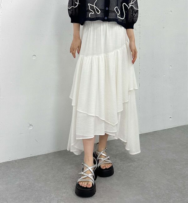 archives「段ティアードイレヘムスカート」|スカート|