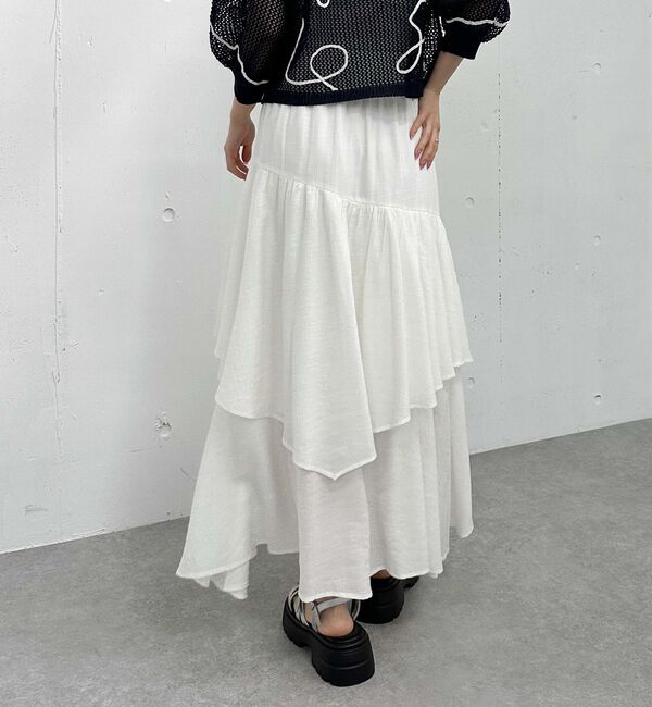 archives「段ティアードイレヘムスカート」|スカート|
