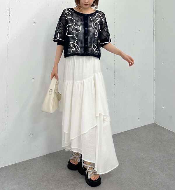 archives「段ティアードイレヘムスカート」|スカート|