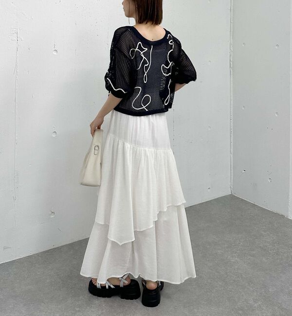 archives「段ティアードイレヘムスカート」|スカート|
