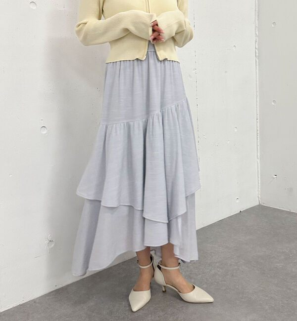 archives「段ティアードイレヘムスカート」|スカート|GRAY