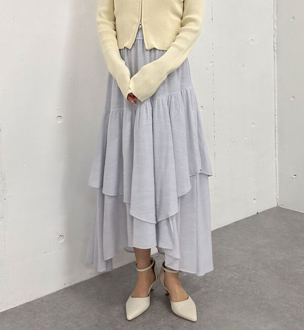 archives「段ティアードイレヘムスカート」|スカート|