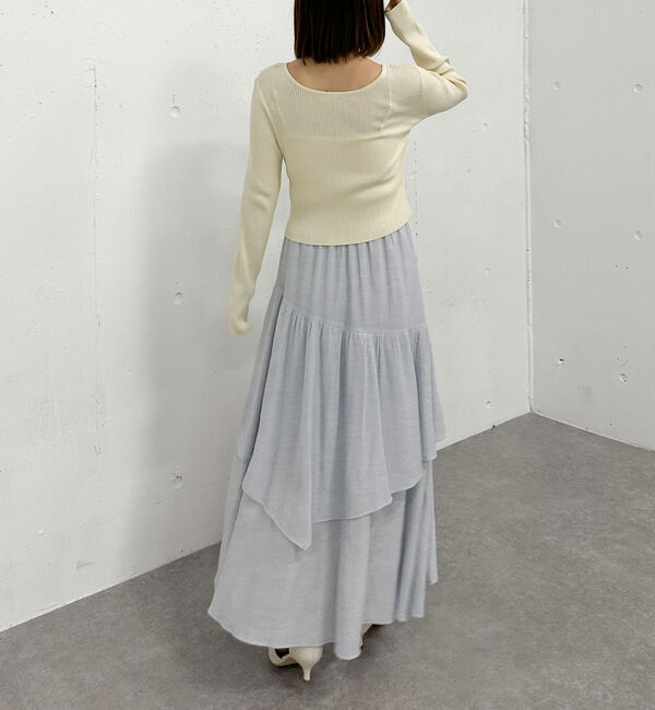 archives「段ティアードイレヘムスカート」|スカート|