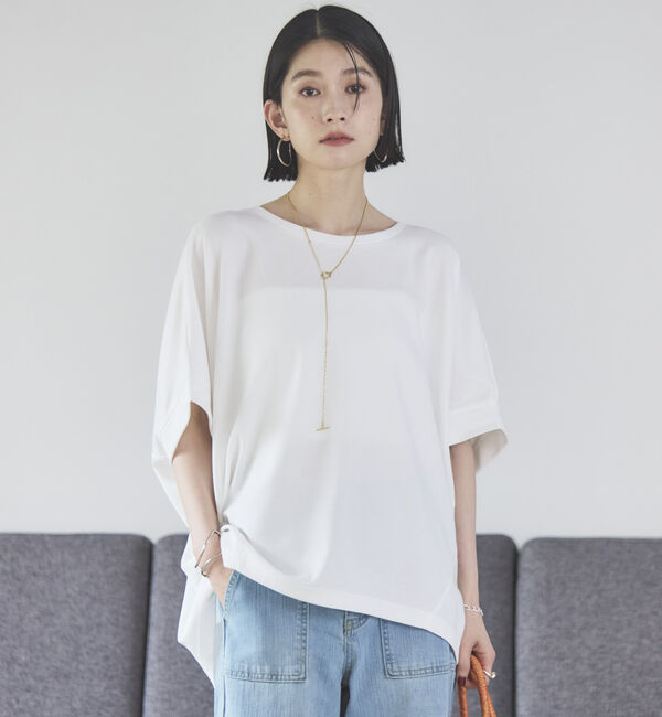 Doux archives「ＵＶ加工・吸水速乾ドルマンプルオーバー」|Tシャツ・カットソー|OFF WHITE