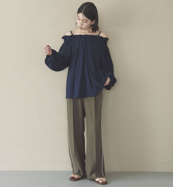 Doux archives「Ｗウエストサイドラインパンツ」|チノ|