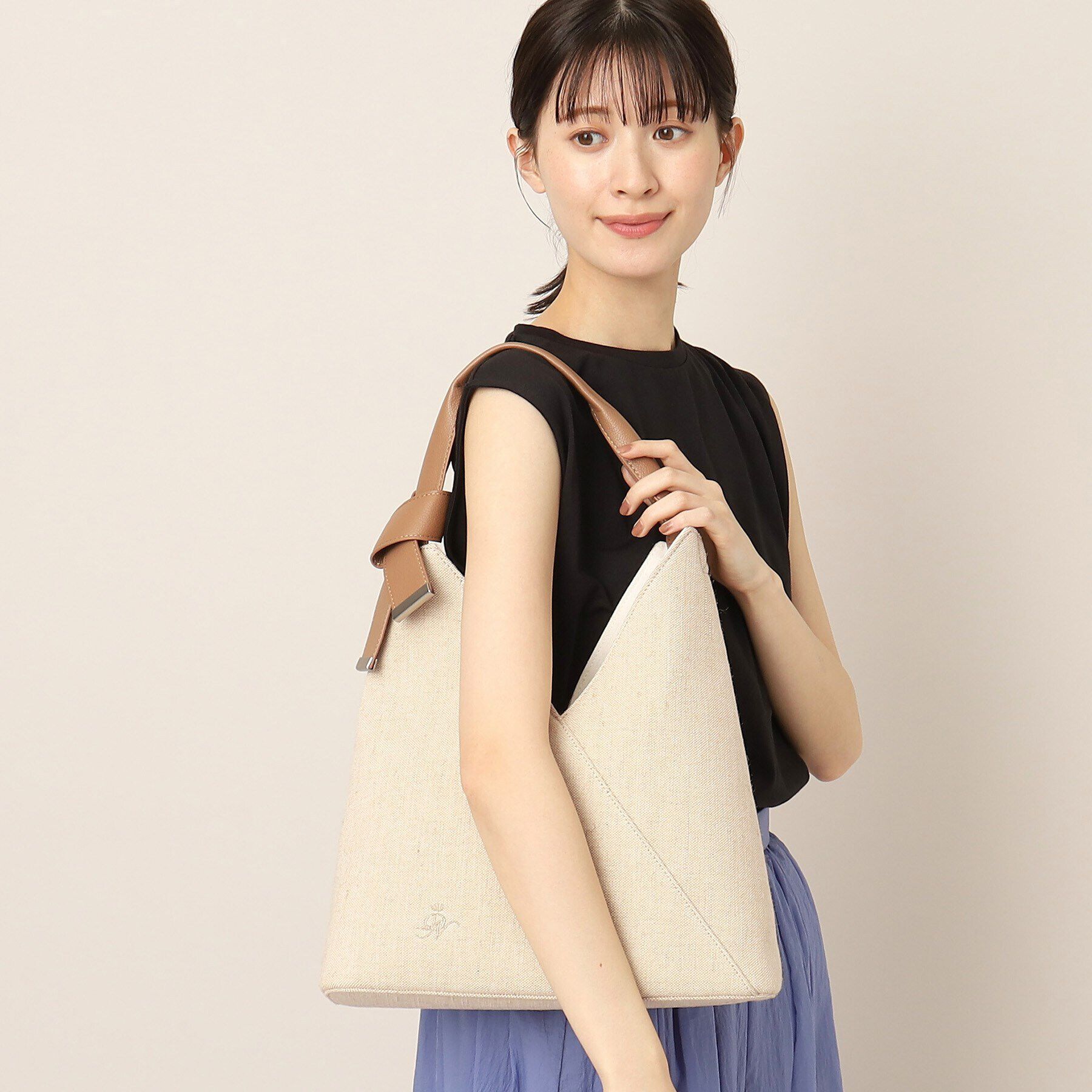 Dessin「トライアングルトート」|トートバッグ|ブラウン(543)