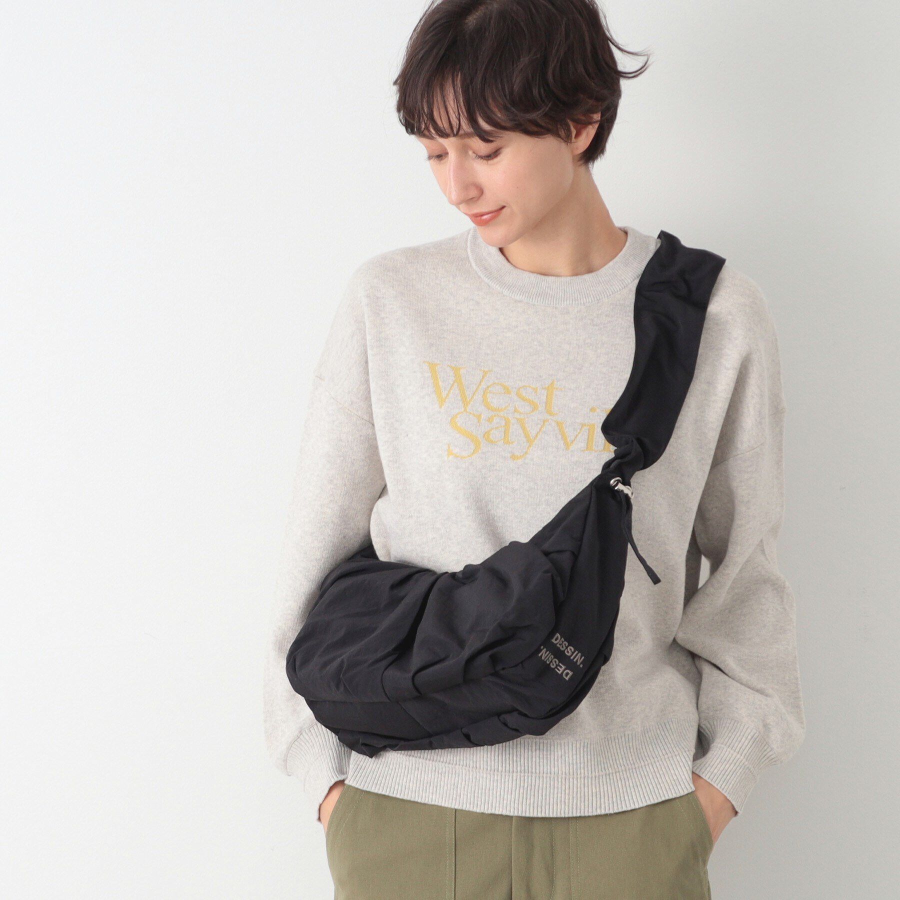 Dessin「シャーリングナイロンショルダー」|ショルダー・メッセンジャー|ブラック(019)