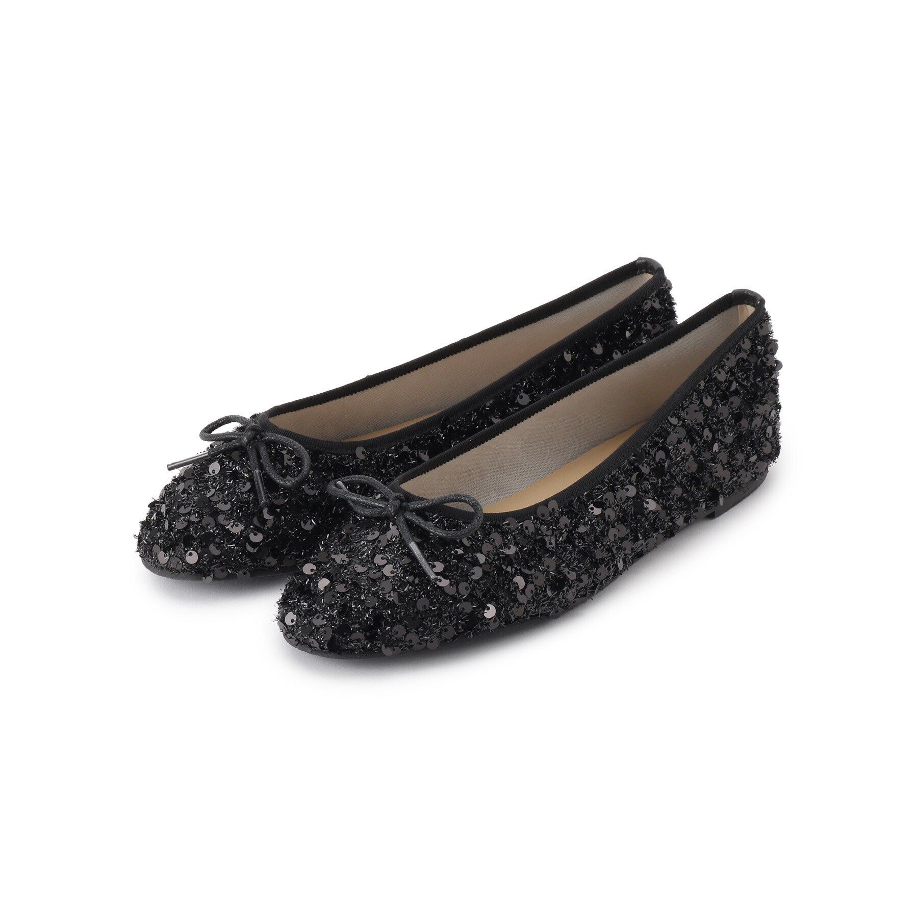 ITS&rsquo;DEMO「【新色追加／M・Lサイズ展開】ラウンドトゥバレエシューズ」|その他|ブラック(419)