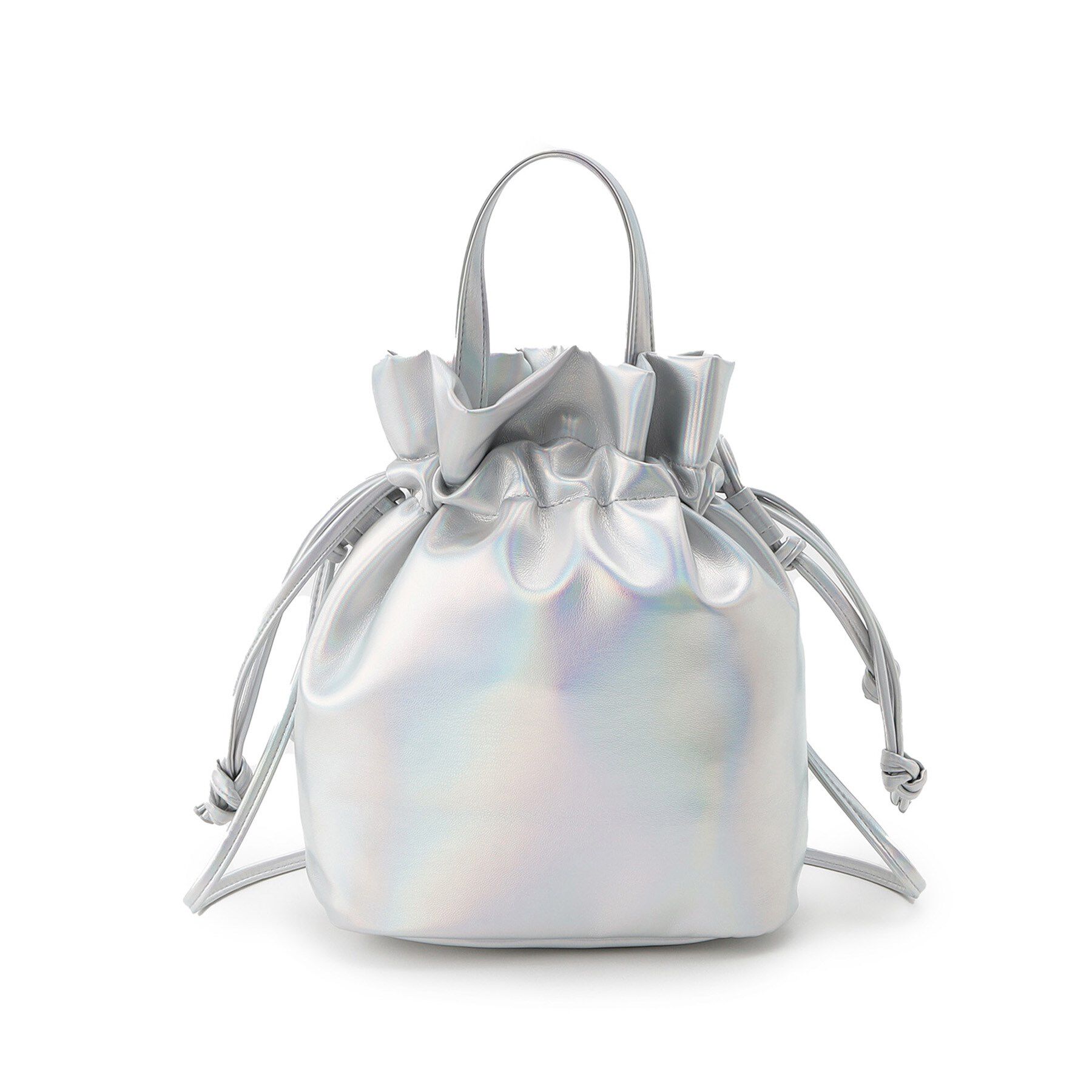 ITS&rsquo;DEMO「メタリック巾着2WAYショルダー」|ショルダー・メッセンジャー|