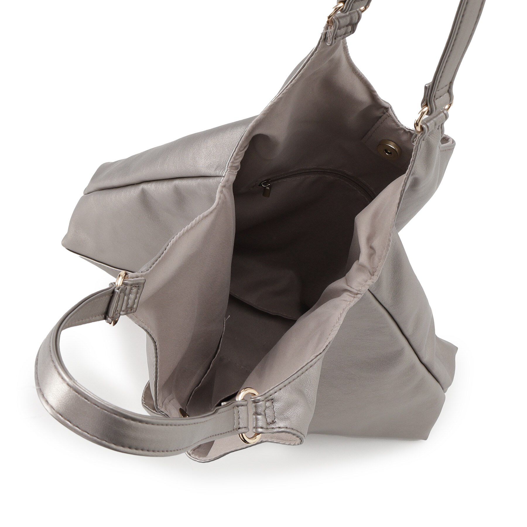 ITS&rsquo;DEMO「【A4対応】合皮Vカットトート」|トートバッグ|