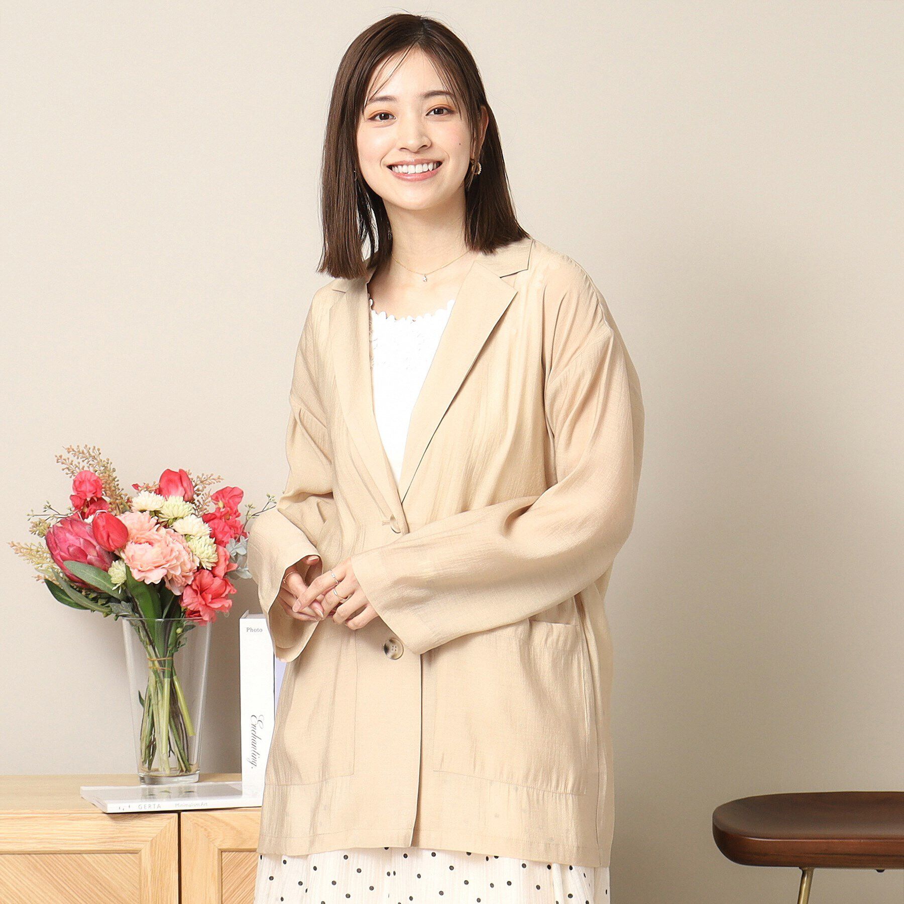 ITS&rsquo;DEMO「【手洗い可】シアージャケット」|テーラードジャケット|