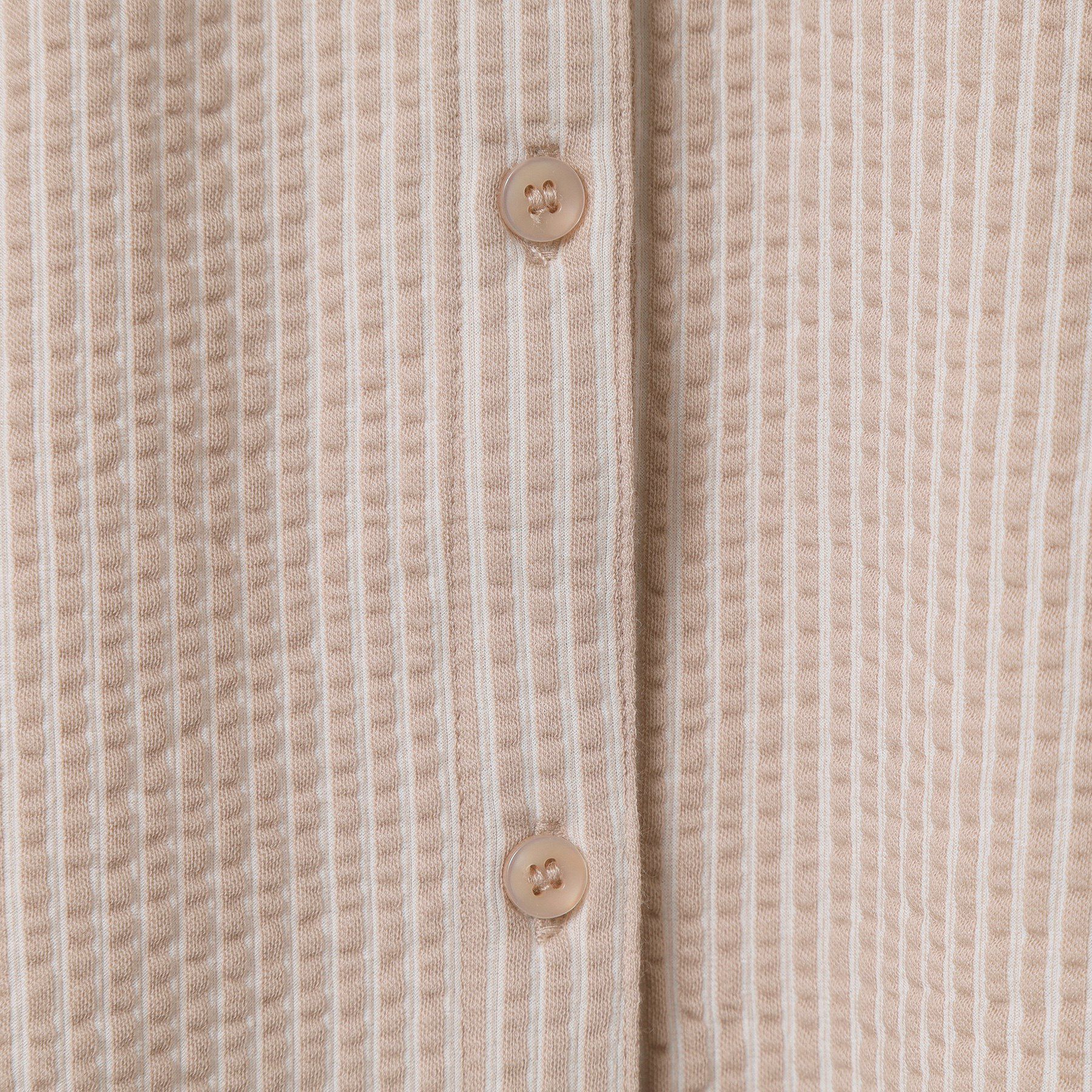 ITS&rsquo;DEMO「【洗濯機OK／洗濯後しわになりにくい】カットサッカー袖タックプルオーバー」|シャツ・ブラウス|