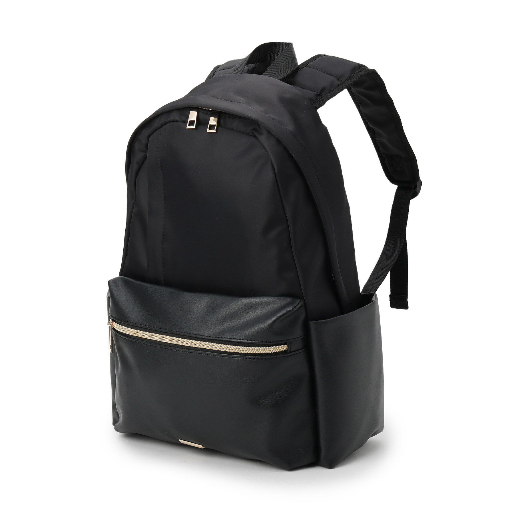 ITS&rsquo;DEMO「【A4・PC対応／10ポケット】合皮コンビリュック」|リュック|