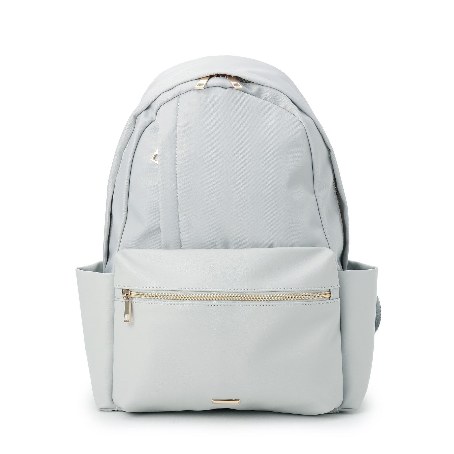 ITS&rsquo;DEMO「【A4・PC対応／10ポケット】合皮コンビリュック」|リュック|