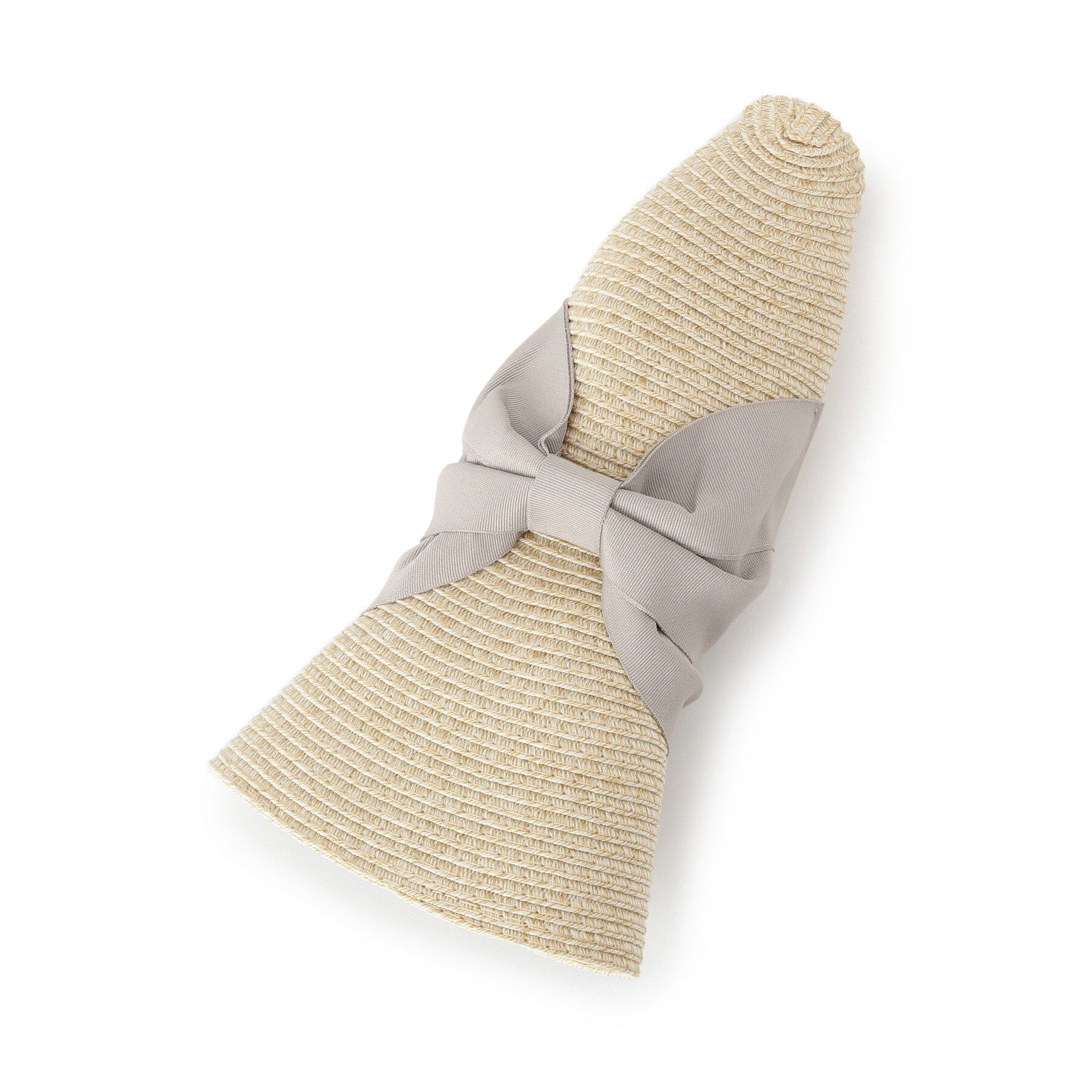 ITS&rsquo;DEMO「【畳める／サイズ調整可／手洗い可】コンパクトリボンハット」|ハット|