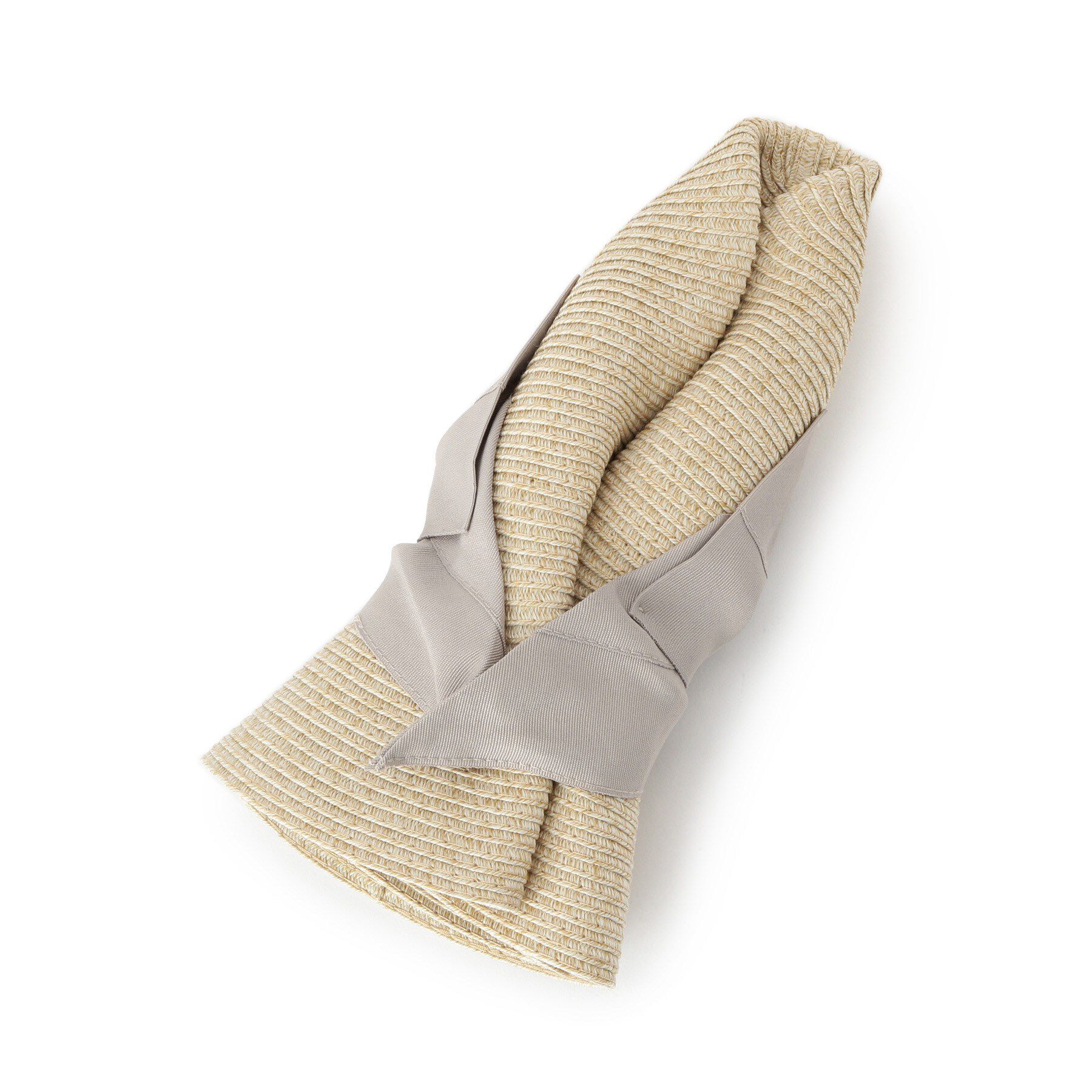 ITS&rsquo;DEMO「【畳める／サイズ調整可／手洗い可】コンパクトリボンハット」|ハット|