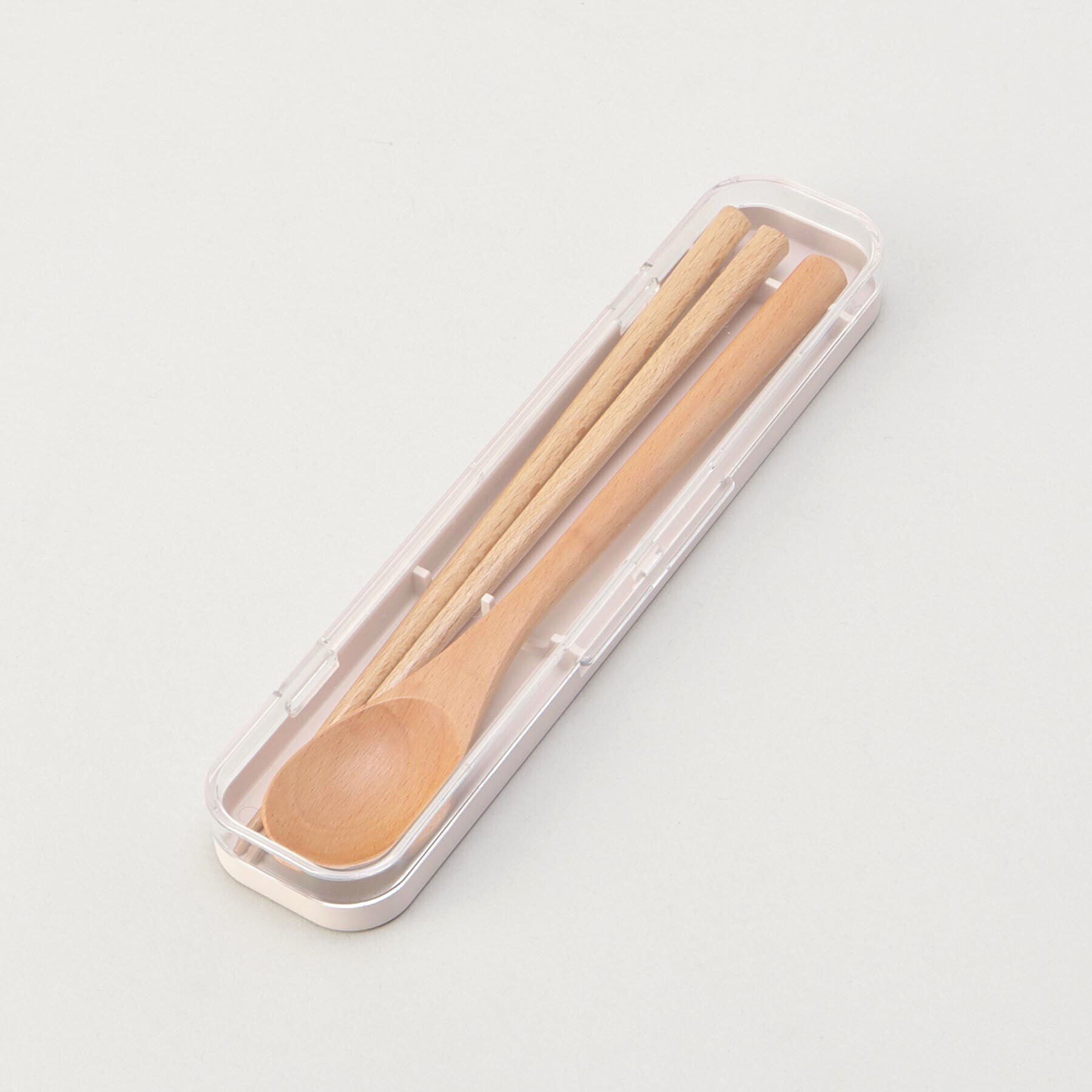 212 KITCHEN STORE「tutu 木製　箸・スプーンセット L PK」|食器・キッチングッズ|