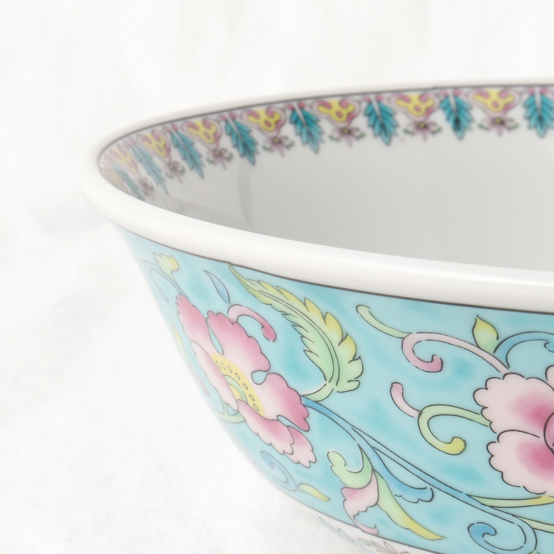 212 KITCHEN STORE「緑彩唐草 高台中華丼」|食器・キッチングッズ|