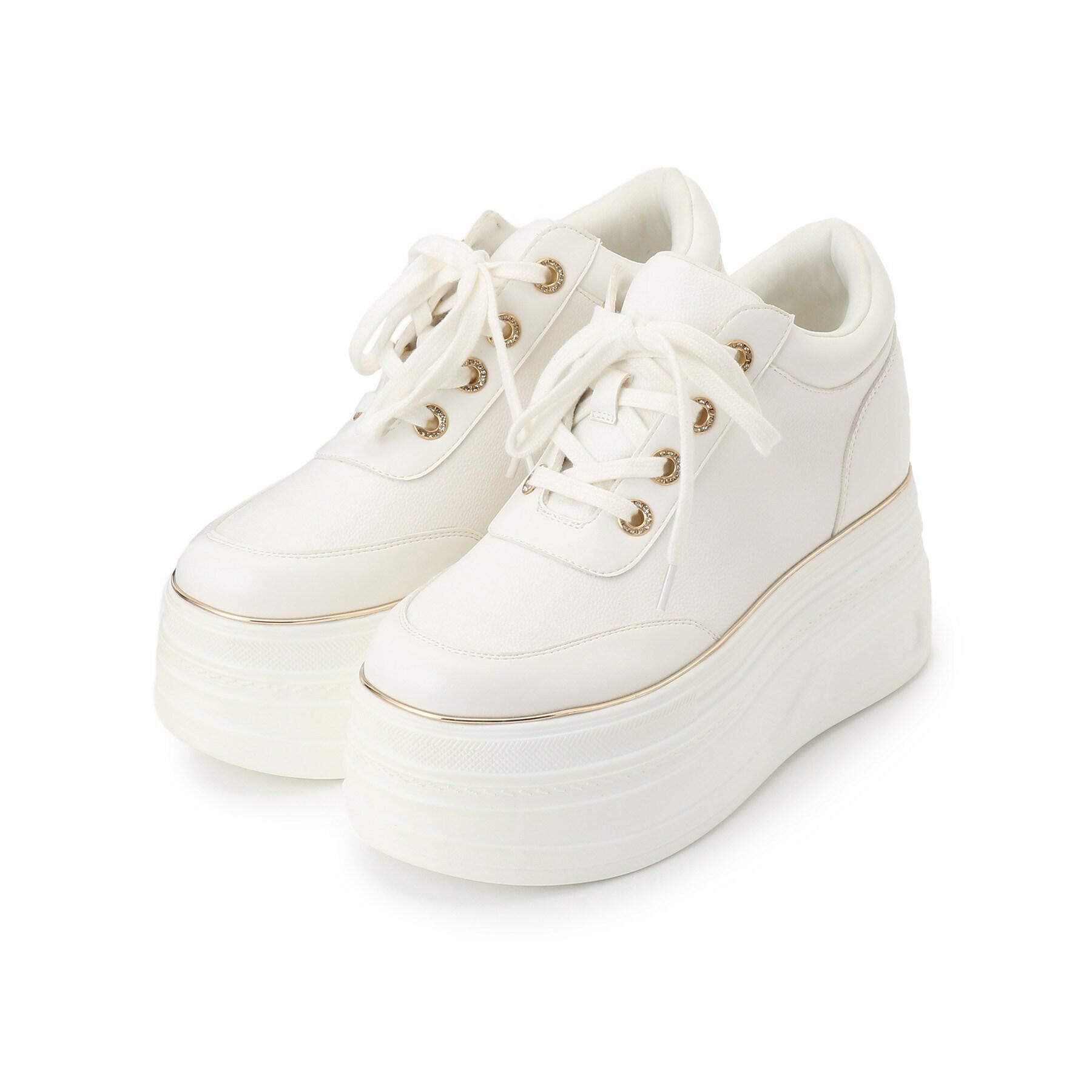 ESPERANZA「ゴールドライン厚底フラットスニーカー」|スニーカー|