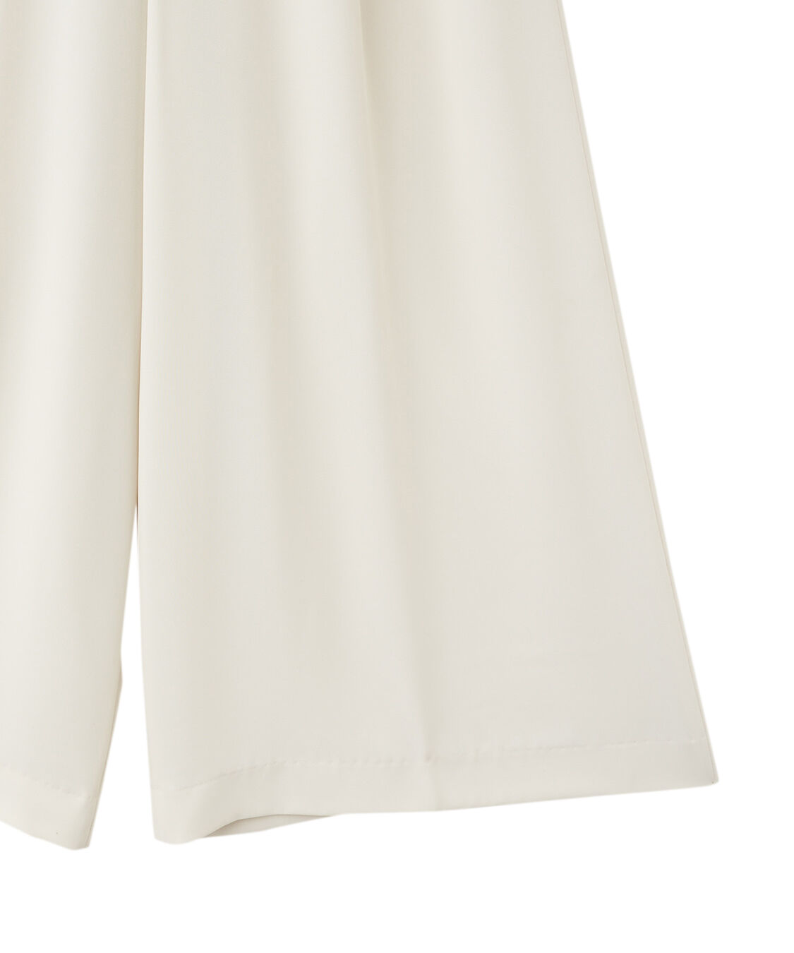 COCO DEAL「コルセットリブワイドパンツ」|スラックス|