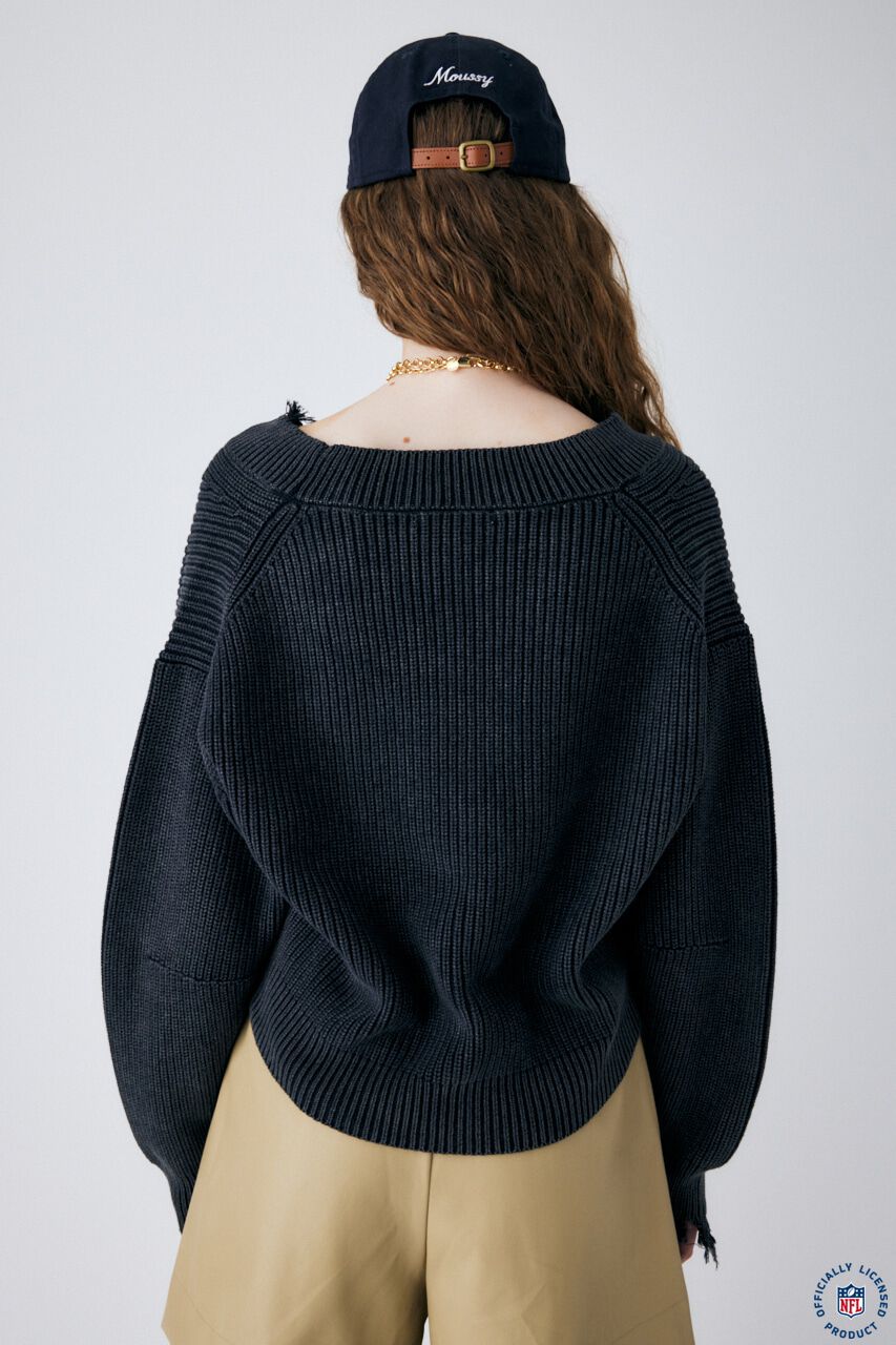 MOUSSY「PIGMENT DYE KNIT カーディガン」|カーディガン|