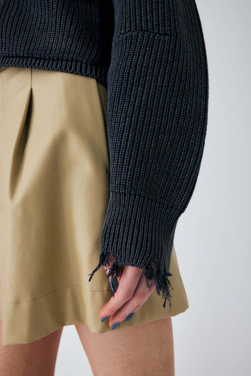 MOUSSY「PIGMENT DYE KNIT カーディガン」|カーディガン|