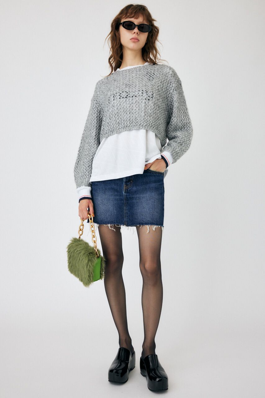 MOUSSY「LUREX MESH ニット」|ニット・セーター|