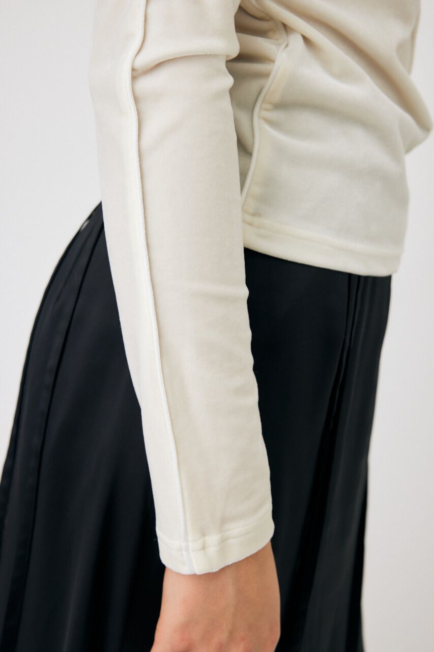 MOUSSY「HIGH NECK VELOUR トップス」|Tシャツ・カットソー|