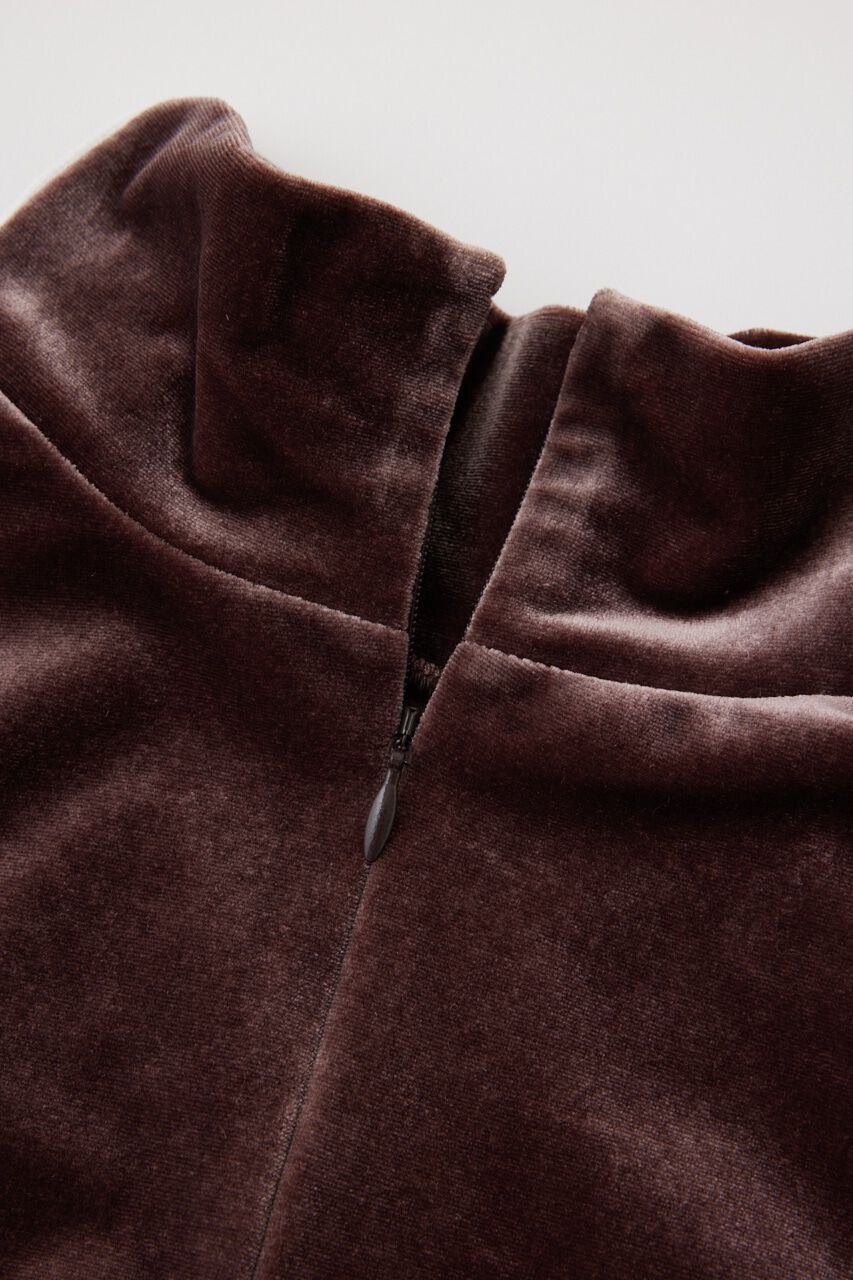 MOUSSY「HIGH NECK VELOUR トップス」|Tシャツ・カットソー|