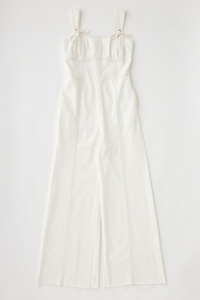 MOUSSY「CORSET STRAP DENIM ジャンプスーツ」|その他|