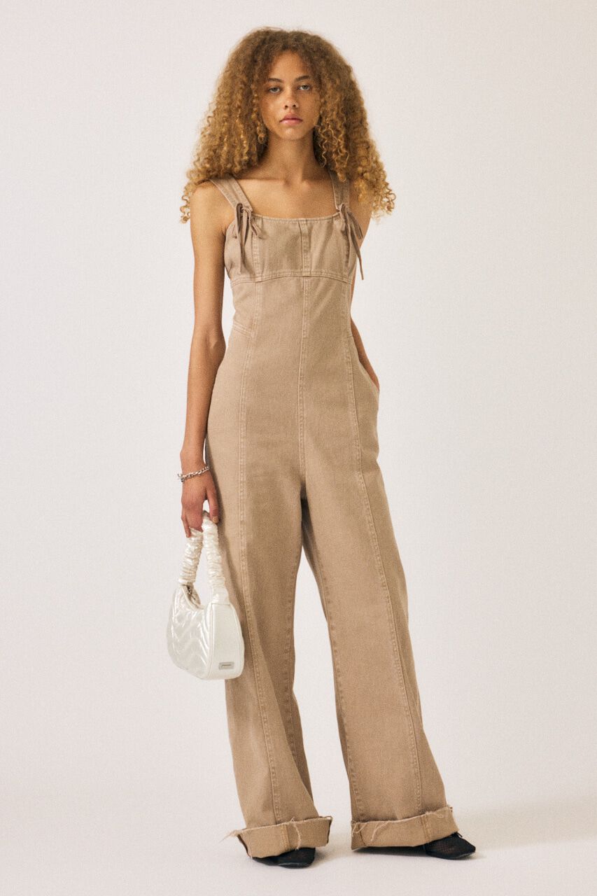 MOUSSY「CORSET STRAP DENIM ジャンプスーツ」|その他|