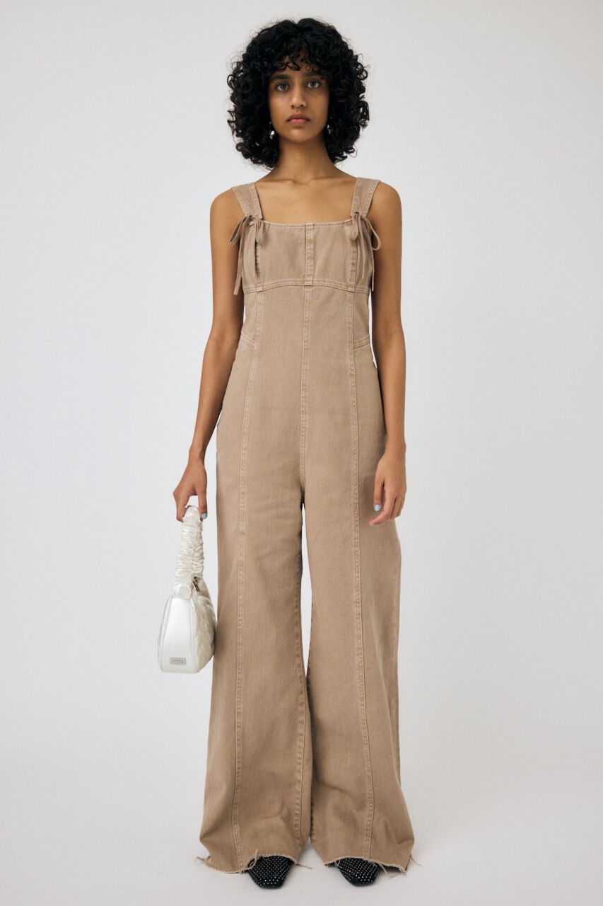 MOUSSY「CORSET STRAP DENIM ジャンプスーツ」|その他|