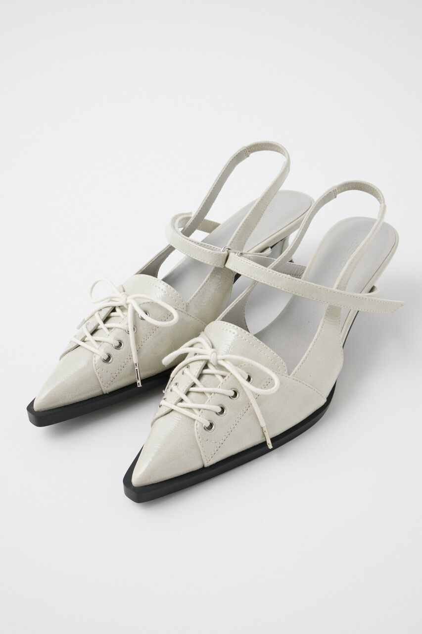 MOUSSY「LACE UP SLING BACK ミュール」|サンダル|