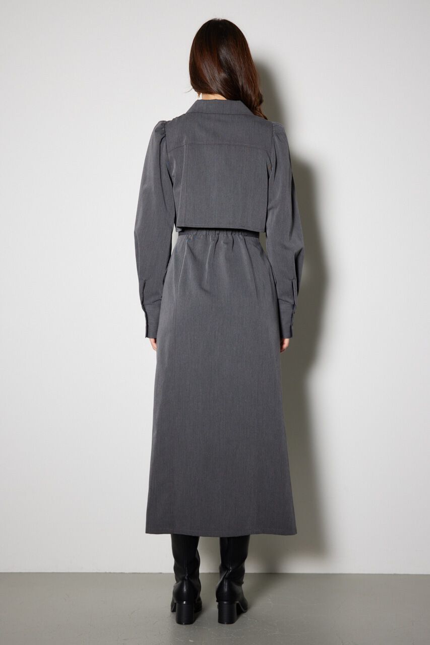 rienda「ラップパターンロングタイトワンピース」|ワンピース|