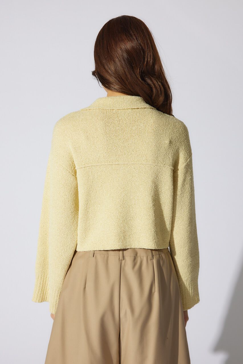 rienda「ビジューニットジャケット」|その他|