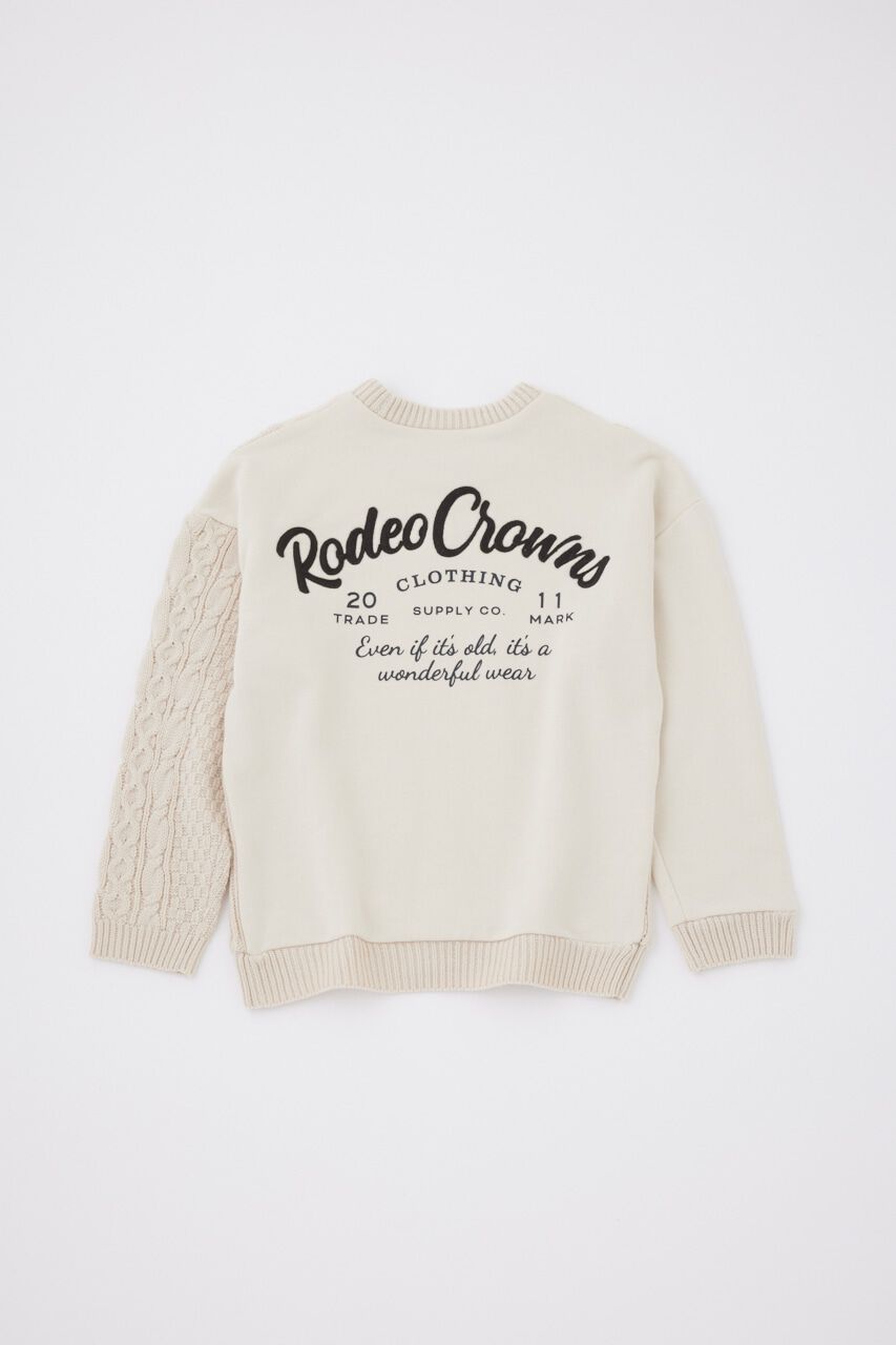 RODEO CROWNS「キッズ RCWスウェットコンビニットトップス」|ニット・セーター|