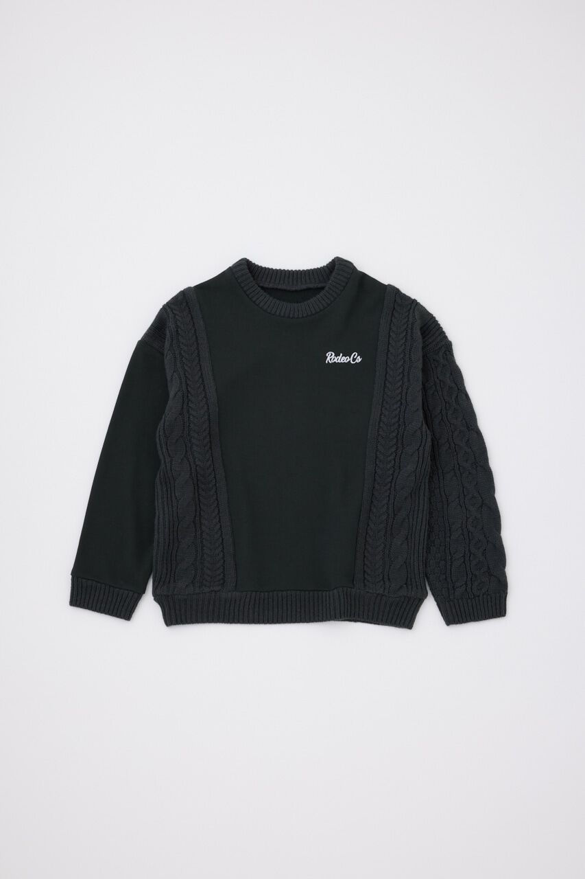 RODEO CROWNS「キッズ RCWスウェットコンビニットトップス」|ニット・セーター|C.GRY