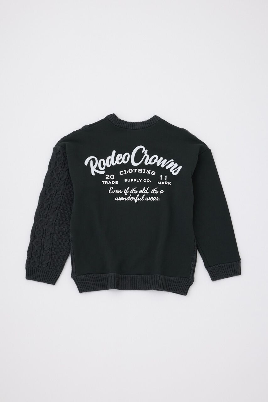 RODEO CROWNS「キッズ RCWスウェットコンビニットトップス」|ニット・セーター|