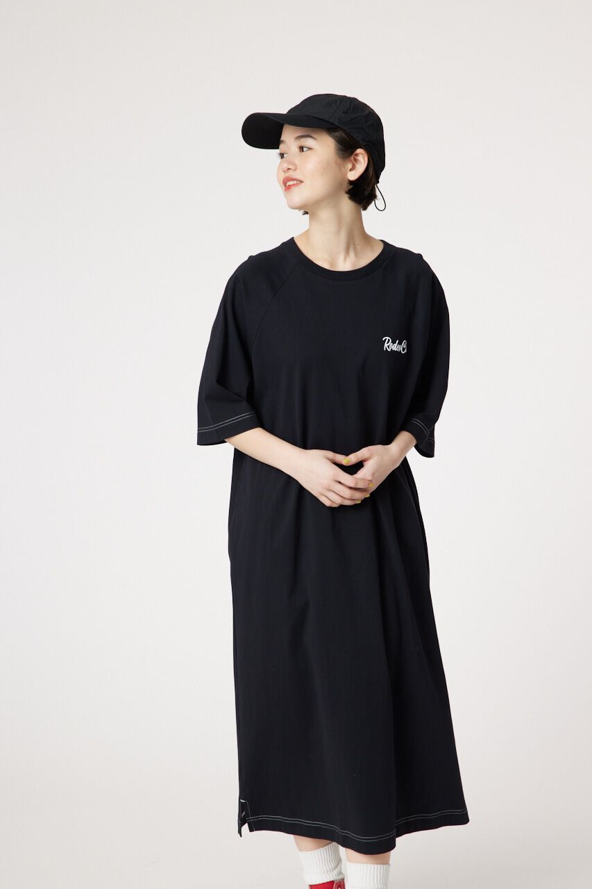 RODEO CROWNS「ラグランカラーステッチワンピース」|ワンピース|