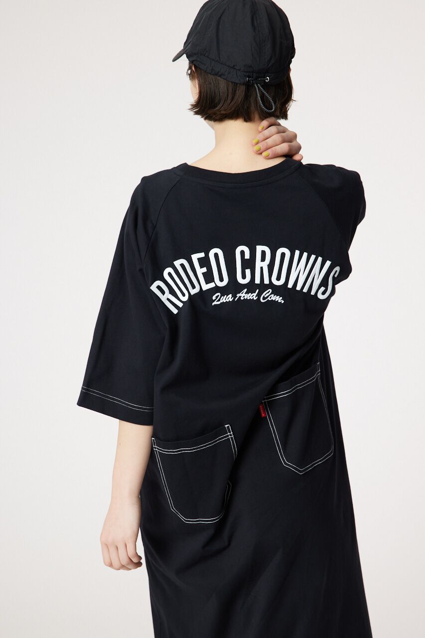 RODEO CROWNS「ラグランカラーステッチワンピース」|ワンピース|