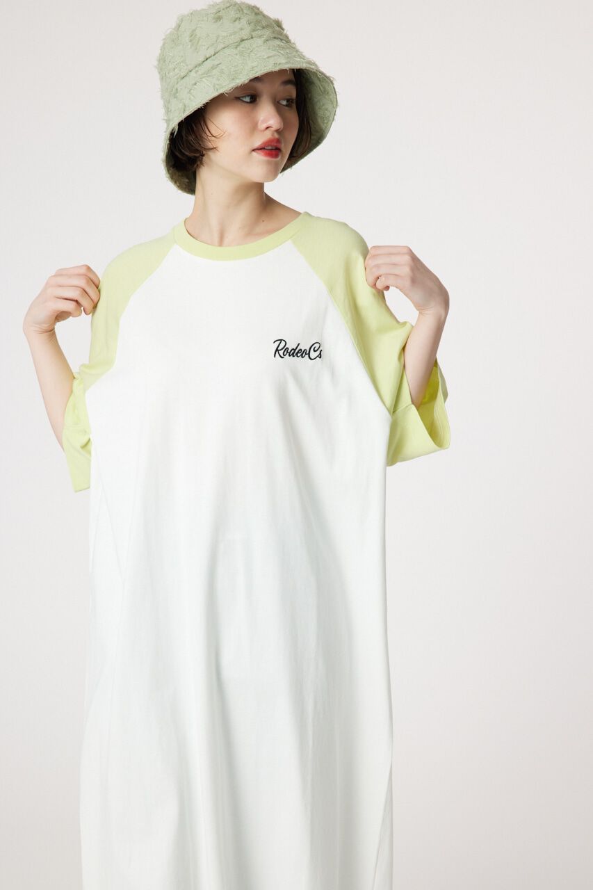 RODEO CROWNS「ラグランカラーステッチワンピース」|ワンピース|