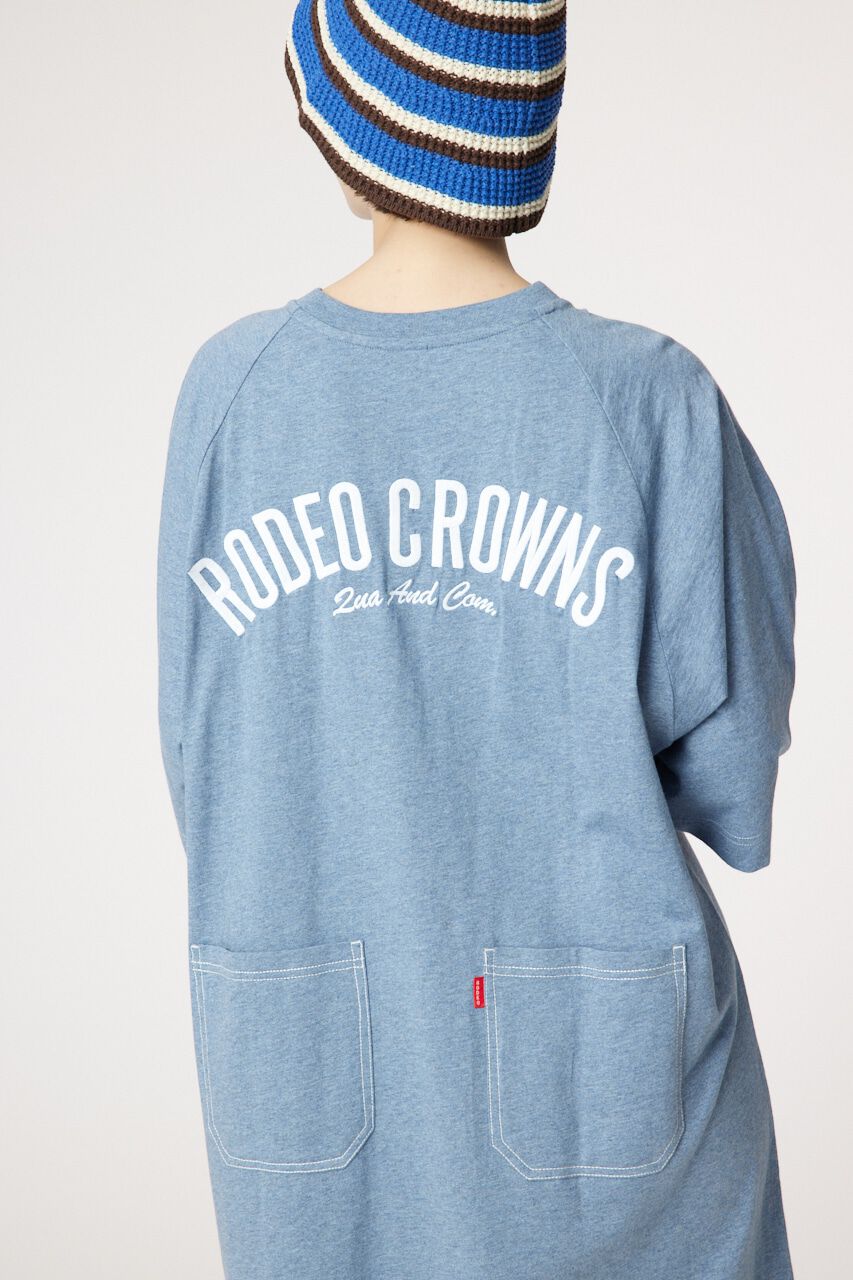 RODEO CROWNS「ラグランカラーステッチワンピース」|ワンピース|