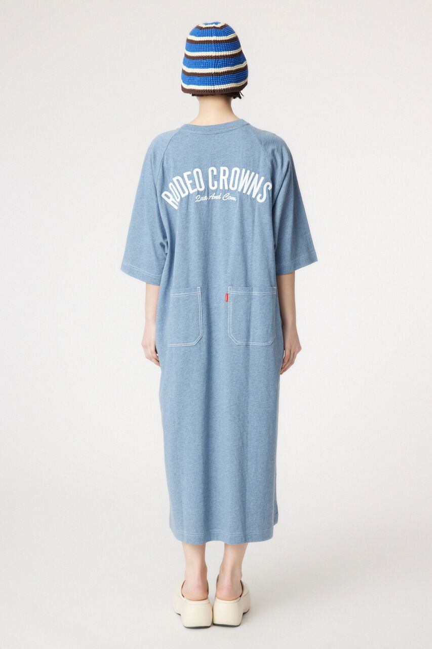 RODEO CROWNS「ラグランカラーステッチワンピース」|ワンピース|
