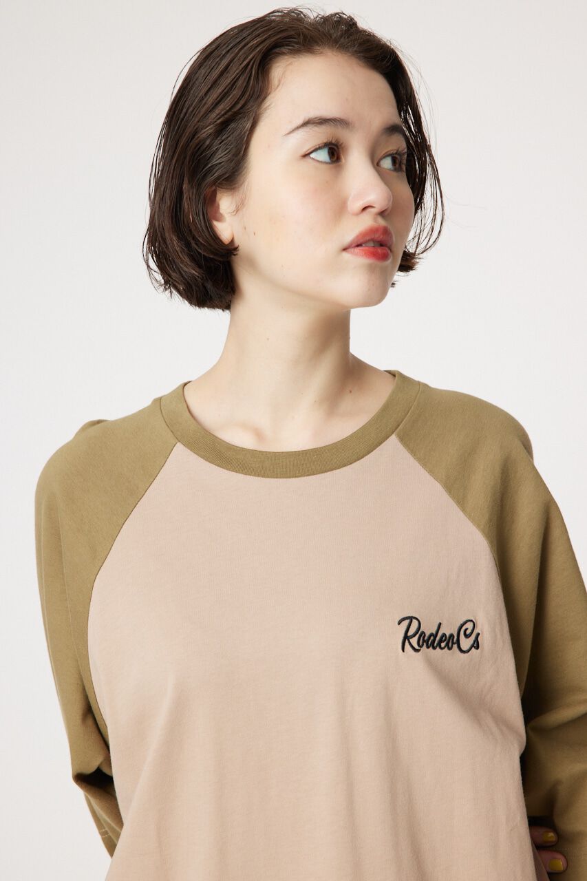 RODEO CROWNS「ラグランカラーステッチワンピース」|ワンピース|