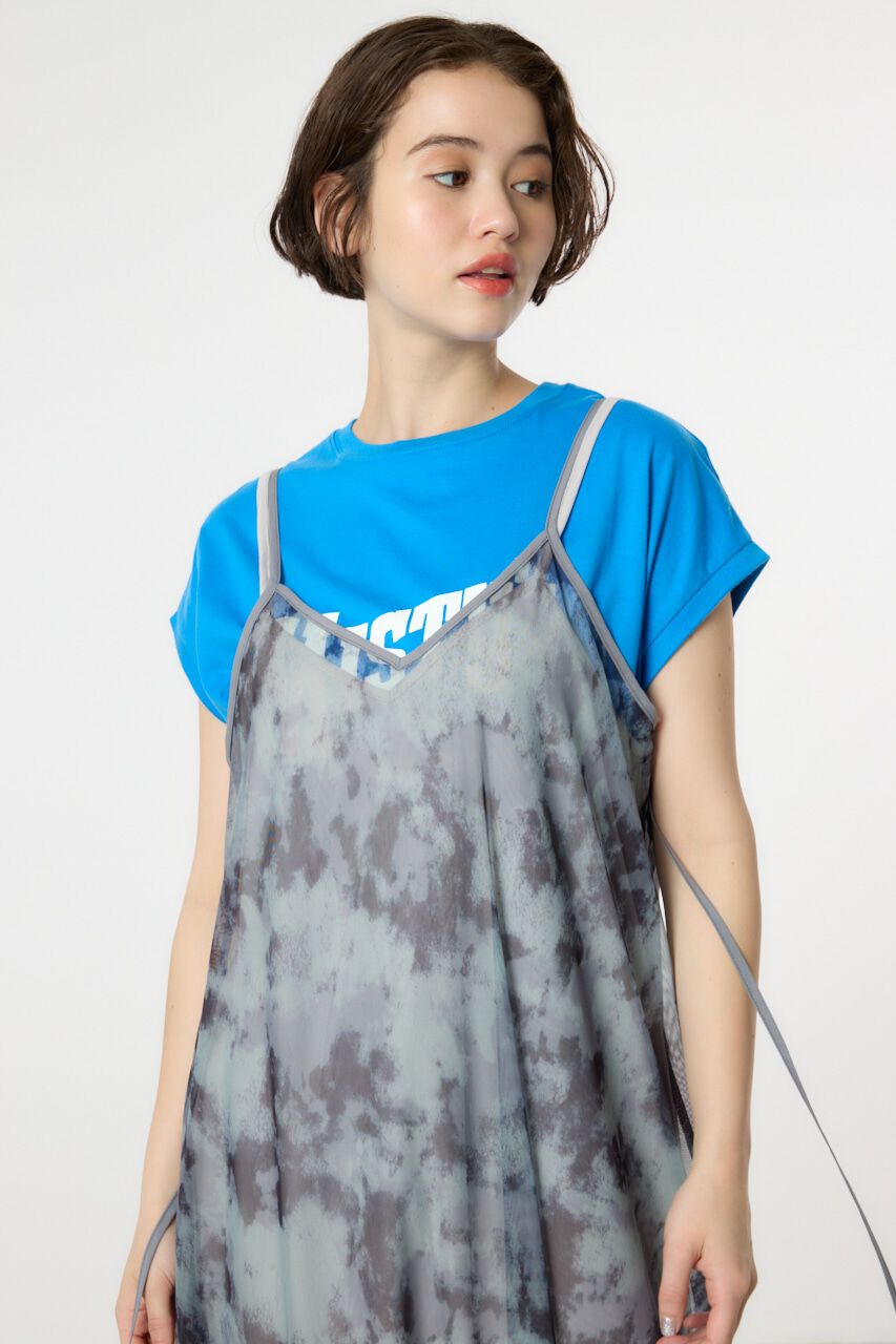 RODEO CROWNS「ニュアンスパターンシアーキャミワンピース」|ワンピース|