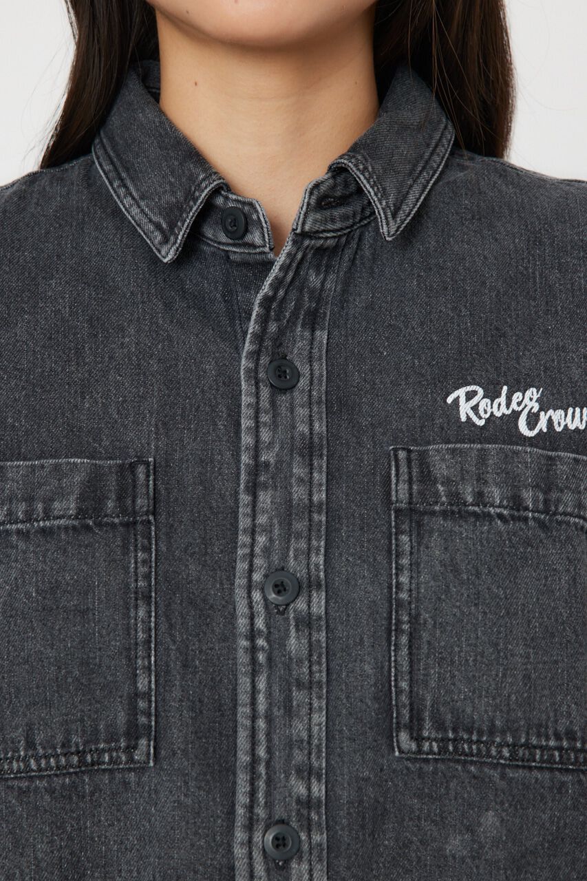 RODEO CROWNS「ATTRACTIVEミリタリーシャツワンピース」|ワンピース|