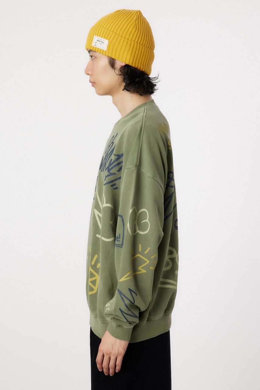 RODEO CROWNS「ピグメントラクガキスウェット」|パーカー|