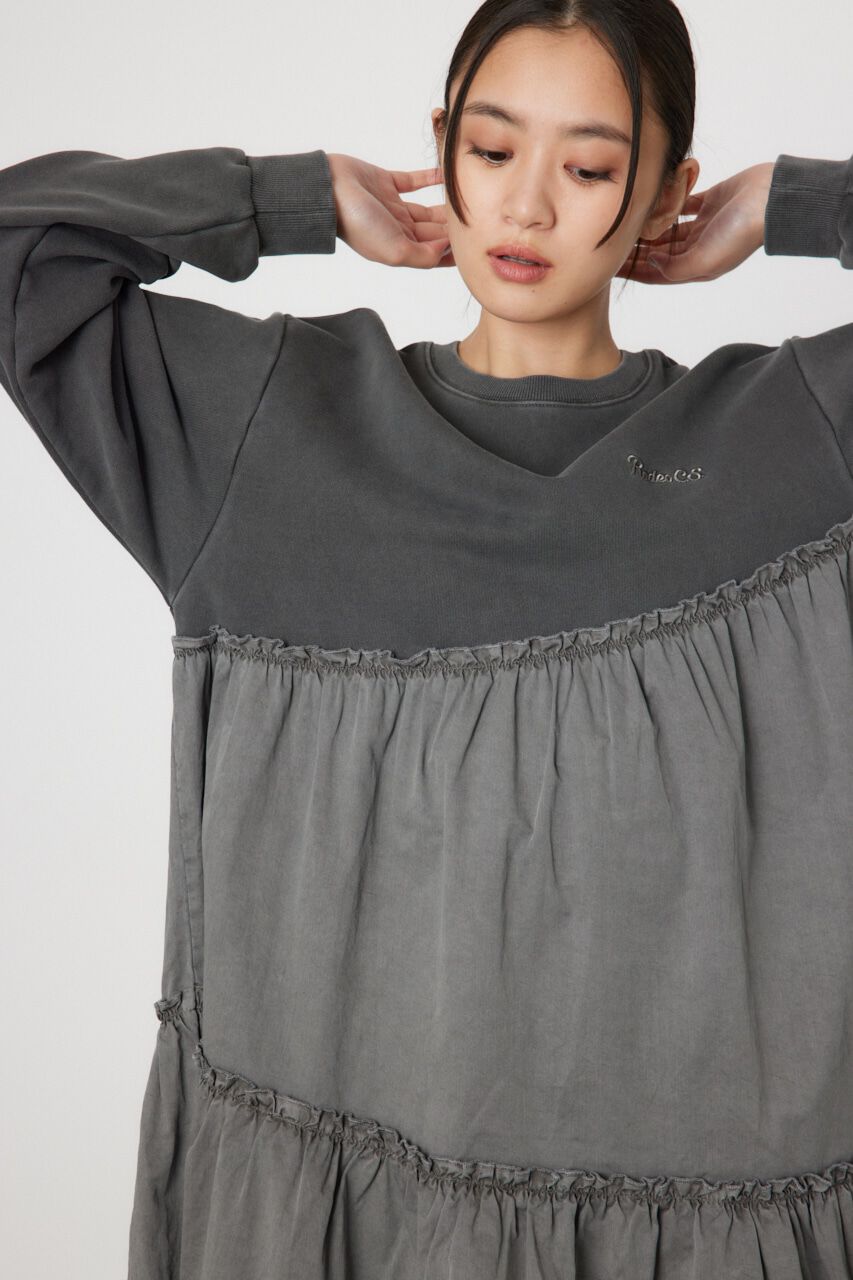 RODEO CROWNS「ピグメント布帛ドッキングワンピース」|ワンピース|