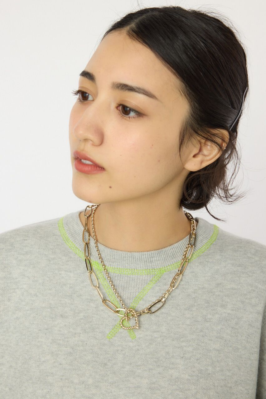 RODEO CROWNS「ハート二連ネックレス」|ネックレス|